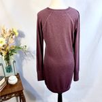 Athleta  Dusty Plum Tulip Front Thumb Hole Sleeve Sweatshirt Dress  Sz XS 💛 Photo 6