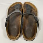 Birkenstock  Sandals Women's Gizeh Black Birko Flor EU 39 US 8 - has some wear Photo 6