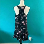 Joie  Arianna Drop Waist Print Silk Dress in size small Photo 2