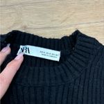 ZARA Black  ribbed long sleeve Photo 1