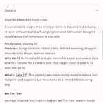 Free People Eastwood Crew Neck Tunic Sweater Photo 3