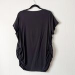 Old Navy  Maternity Womens Top XXL Ruched Sides Scoop Neck Stretch Fitted Casual Photo 3