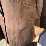 Avenue  Brown Trench Coat with Large Buttons Photo 6