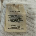 Anthropologie By  Long Sleeve Ribbed Hooded Sweater Cream Women's Size Small Photo 5