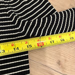 A New Day  Black and White Striped Long Sleeve Dress Photo 6