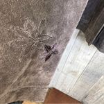 Dressed by David Dart Large Brown Embroidered 100% Genuine Leather Button Jacket Photo 4