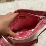 XOXO Vintage y2k  crossbody shoulder bag logo Barbie pink faux snakeskin purse Photo 1