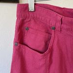 Woolrich beautiful linen like cotton wild cherry denim skirt Photo 2