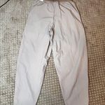 Nike Womens XS Pants Medium High Rise Wind Jogger Loose Sherpa Trim Tan NWT Photo 4