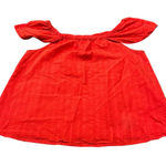 J. CREW red off the shoulder top Size XS Photo 0
