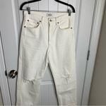 AGOLDE ‎ distressed white jeans size 26 Photo 2
