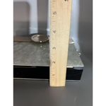 ZARA Clutch Bag Womens Silver White Acrylic Shell Purse Chain Shoulder Evening Photo 6