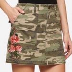 Sanctuary short camo print skirt with embroidery Photo 1