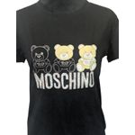 Moschino Authentic  Milano Toy Bear Logo T-Shirt Black Athletic Cut 2XL XXL Photo 1