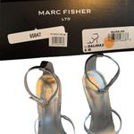 Marc Fisher | Dalida Heeled Sandal Silver Leather Size 8 With Box Photo 8