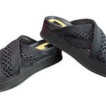 DV by Dolce Vit Vita Dolce Winona Platform Knit Sandals in Black Size 10 Photo 1