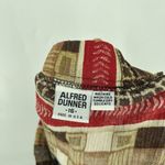 Alfred Dunner Vintage  Midi Skirt Boho Mixed Pattern Floral Brown Black Size 16 Photo 8