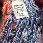 Gap Multi Color Long Bell Sleeve Crochet Pullover Cotton Colorful Sweater Small Photo 11