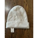 Aritzia NWT Main Character Snowflake Milk Beige Cream Beanie Winter Cozy Snow Photo 6