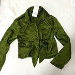 do + be satin front tie open front blouse / cardigan y2k Photo 1