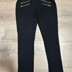Ci Sono Black pants with Gold Zipper Details Photo 0
