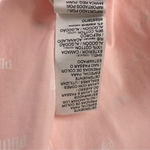 Puma Womens T Shirt Top All Over Logo Short Sleeve Light Pink Size M Photo 3