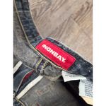 Unionbay  Vintage 2000s Y2K Dark Wash Grunge Maxi Jean Denim Skirt Long Size 9 Photo 4