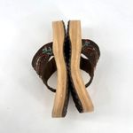 Skechers Skecher Cali Womens Beaded Slip On Flat Flip Flop Thong Sandals Brown Size 7 Photo 2