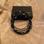 Silpada  Black wrap bracelet with sterling silver. Photo 1