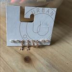 Urban Outfitters  Rose Gold Diamond Dangly Earring Multi-Pack Photo 1