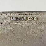 Michael Kors  Payne Pearl Grey Leather Small Crossbody Crossbody Bag Photo 2