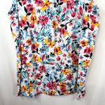 Woman Within Plus Size 30/32 Tank Top 3X Floral Sleeveless V Neck Spring 1491 Photo 5