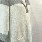 Bianco&Blu Made in Italy Gray Black knit Sweater Coat Size M Size M Photo 3