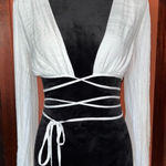 Beginning Boutique Wrap around crop top Photo 0