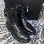 Saint Laurent Army 20 Buckle Boot in Kangaroo Embossed Leather Photo 0