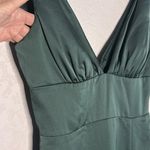 Hayley Paige Occasions NEW Hayley Paige Formal Dress Crepe De Chine Pine Green 52211 Event Gala Wedding Photo 1