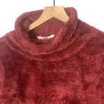 Joy Lab / Target Women’s Maroon Fleece Turtleneck Pullover Sweatshirt Size XS Photo 2