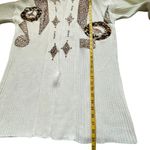 Vintage Focus USA Leopard Applique Cardigan OS Open Front Statement Maximalism Brown Size undefined Photo 8