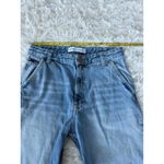 Bershka Wide Leg Jeans Women's 30 Light Wash Denim High Rise Casual Photo 5