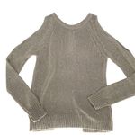 Cloth Womens Cold Shoulder Open Back Sweater Beige Size Small NWT‎ Tan Photo 0