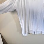Free People Movement White Oversized Slouchy Blouse Womens XL Boho Casual Beachy Photo 9