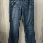 Seven7  Flare Jeans Medium Wash Denim Flare Jeans Size 8 Photo 0
