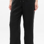 Athleta  Retreat Linen High Rise Wide Leg Pant Black Size 2X Photo 0