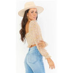 Show Me Your Mumu Revolve Rivington Crop Top in Stevie's Paisley, M Photo 2