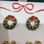 True To Form | Festive Holiday Earrings Set Green Photo 1