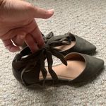 REPORT Hunter Green Tie Ankle D’Orsay Flats Size 6.5 Photo 5