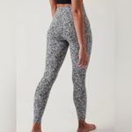 Athleta  Salutation Stash Pocket II 7/8 Tight Legging‎ Jacquard Moonflower Black Photo 2