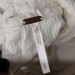 Free People size small white Twice As Nice gauze high low tunic top buttons back Photo 5