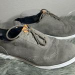Cole Haan Misha Grand Oxfords Storm Cloud Gray Suede Derby Shoes Sz 9.5B Photo 3