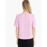 J.Crew 365 Womens Hammered Satin Top Blouse Orchid Pink Sz 8 Work Office Classic Photo 3